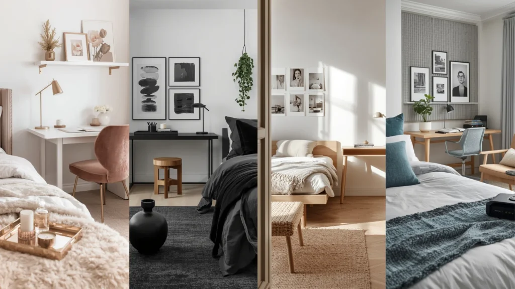 light academia bedroom ideas for a college dorm room