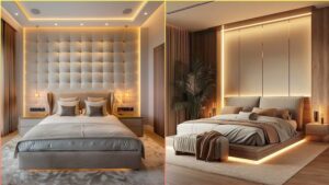 master bedroom ideas with earthy color palette and elegant design
