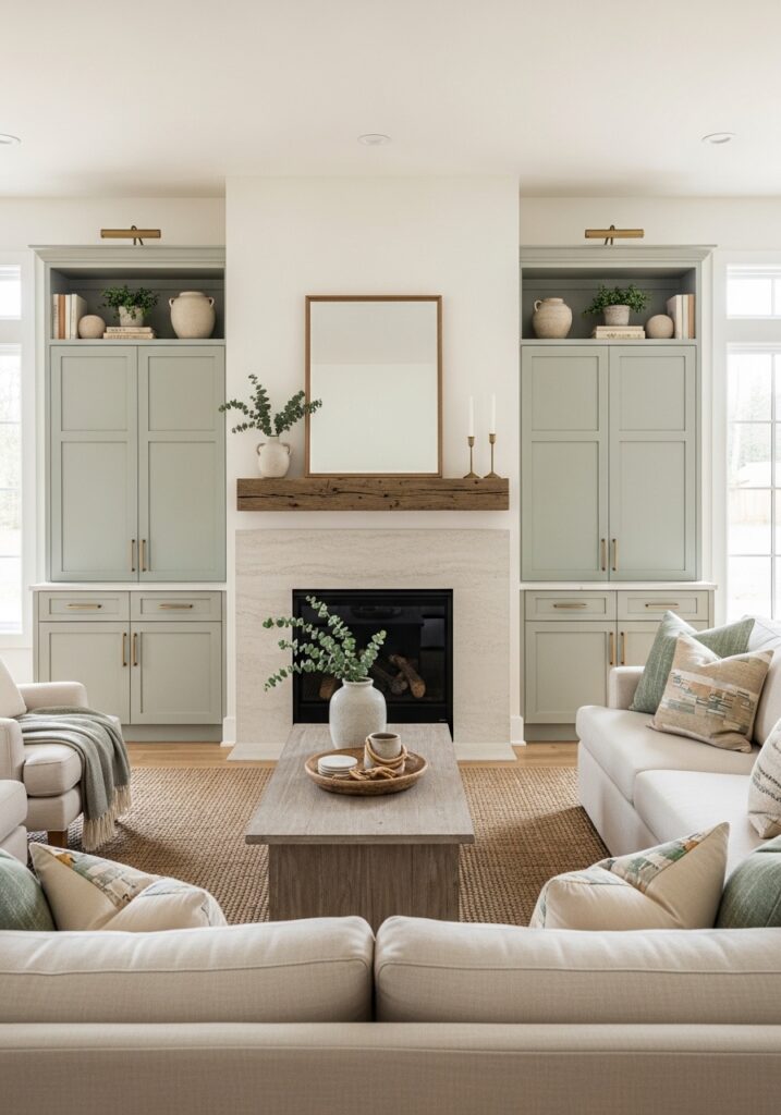 Built-In Cabinets with Modern Appeal