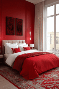 Cherry Bedroom Decor with Natural Elements