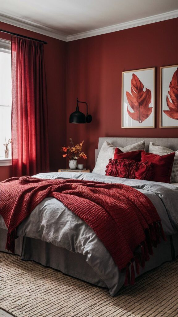Cherry Decor in Small Bedrooms 