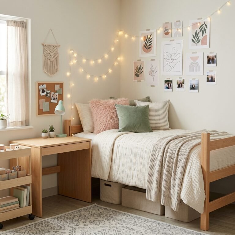 College Dorm Room Decor Ideas Cute, Aesthetic & Budget-Friendly