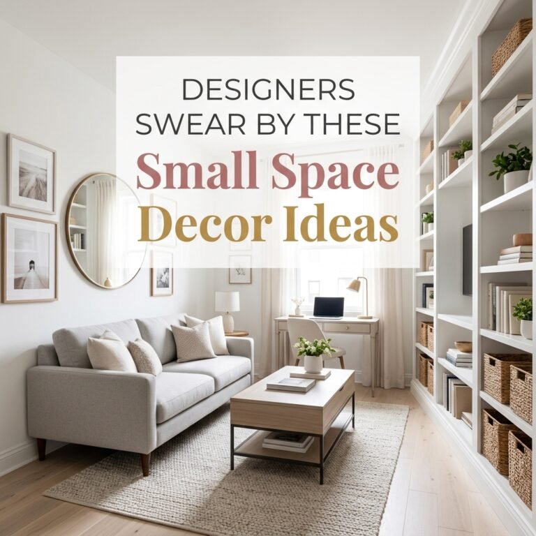 Designers Swear by These Small Space Decor Ideas