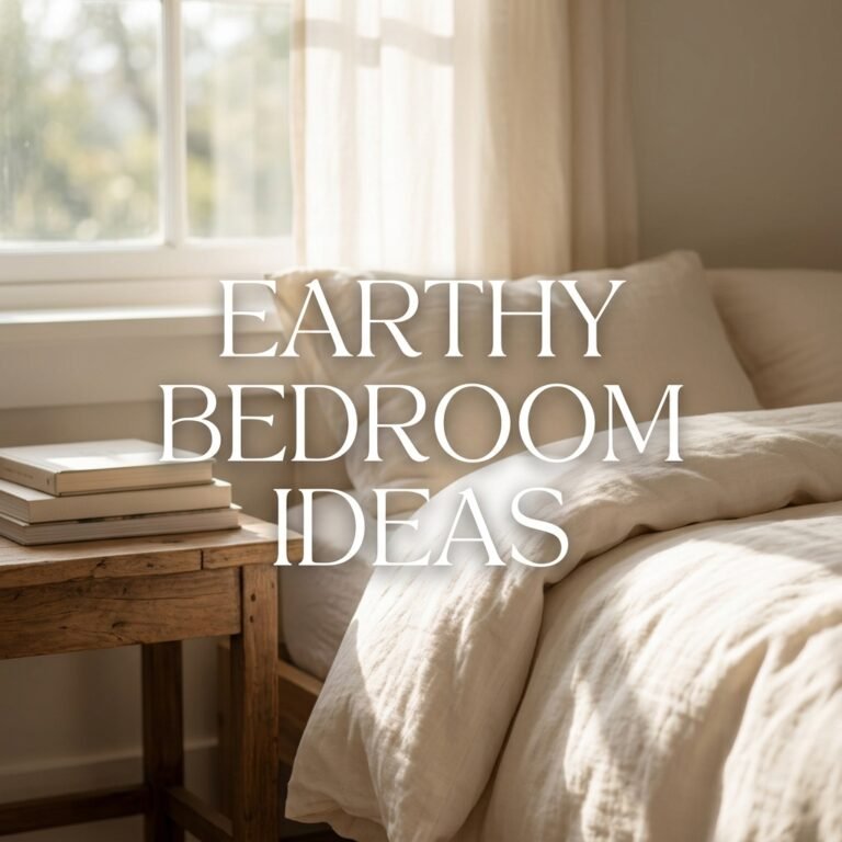Earthy Bedroom Ideas to Create a Calm, Stylish, and Cozy Space