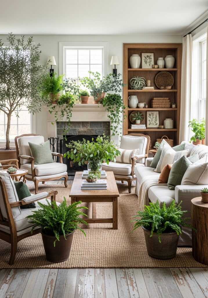 Earthy Greenery for Freshness