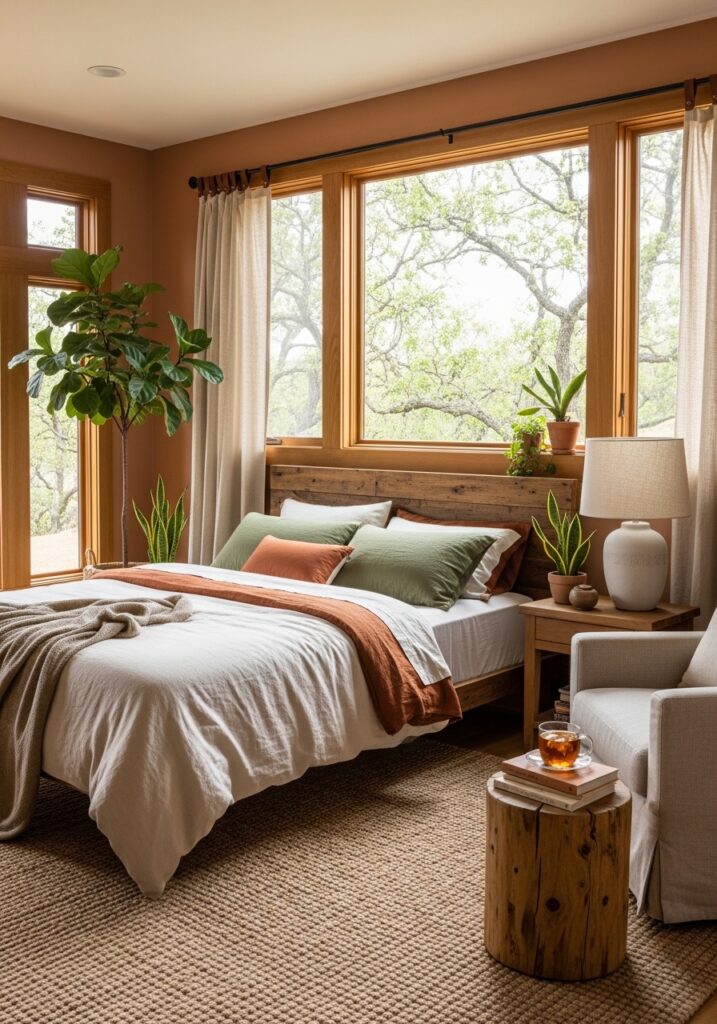 Earthy Modern Bedroom Ideas