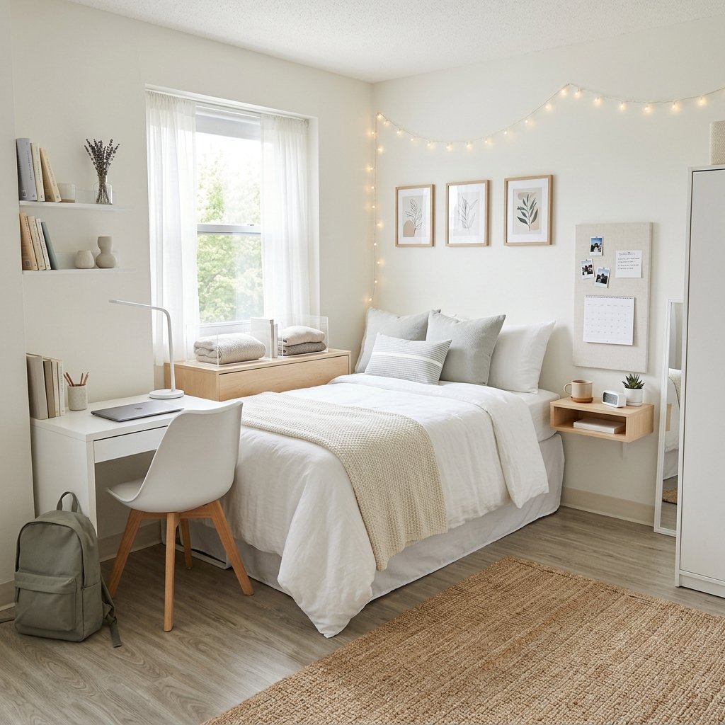 Minimal & Aesthetic College Dorm Room Ideas
