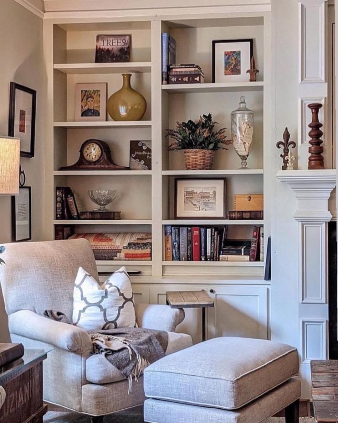 Open Shelving with Curated Decor