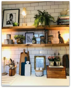 Style Shelves Using Items You Already Own