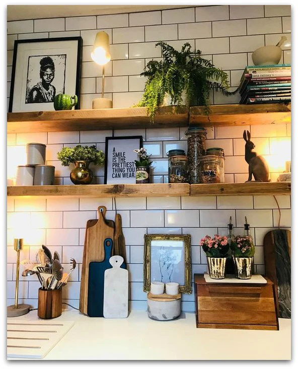 Style Shelves Using Items You Already Own