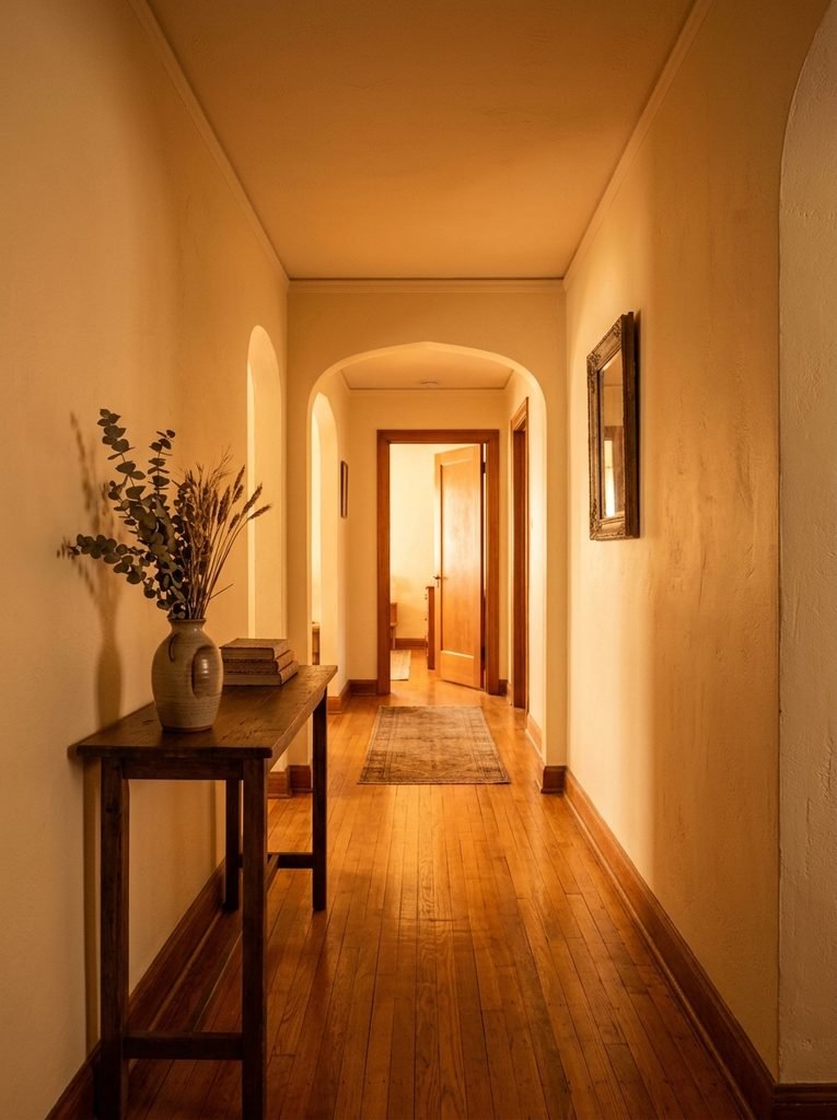 Warm-Temperature Lighting Instead of the Default Overhead Fixture