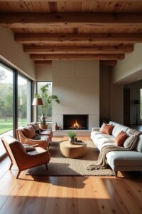 Add Warmth with Natural Wood Elements