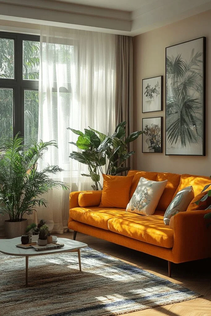 Add a Pop of Color with Throw Pillows