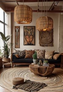 Afrohemian Decor for Small Spaces