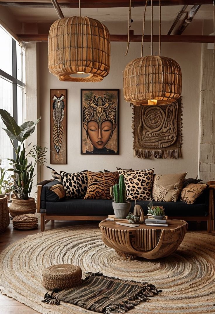 Afrohemian Decor for Small Spaces