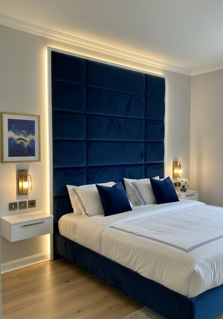 Beautiful Headboard Ideas to Elevate Your Bedroom Full Wall Headboard Feature