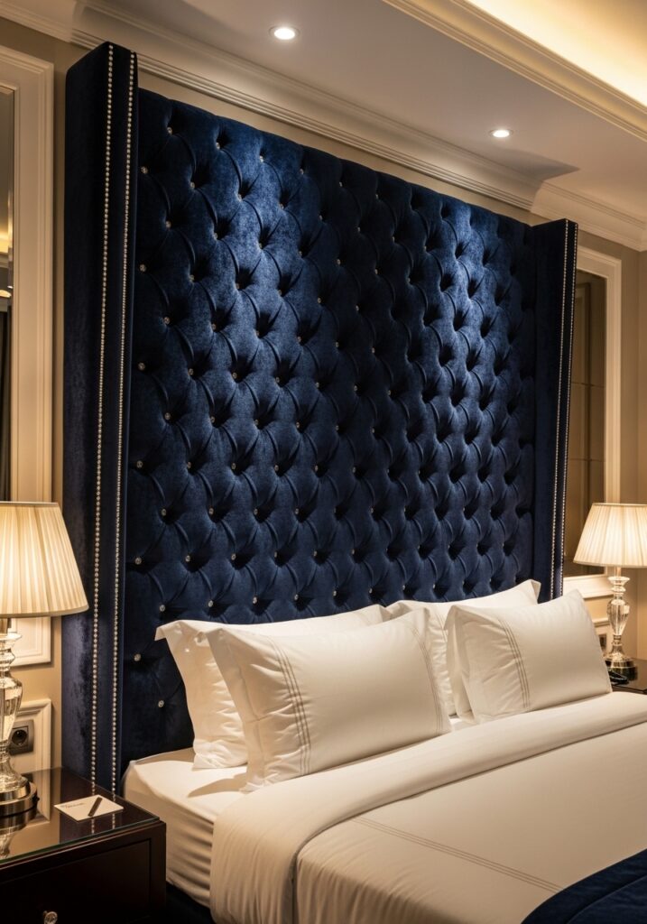 Beautiful Headboard Ideas to Elevate Your Bedroom Tufted Headboard for Hotel-Inspired Luxury