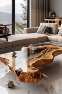 Choose Sculptural Coffee and Side Tables