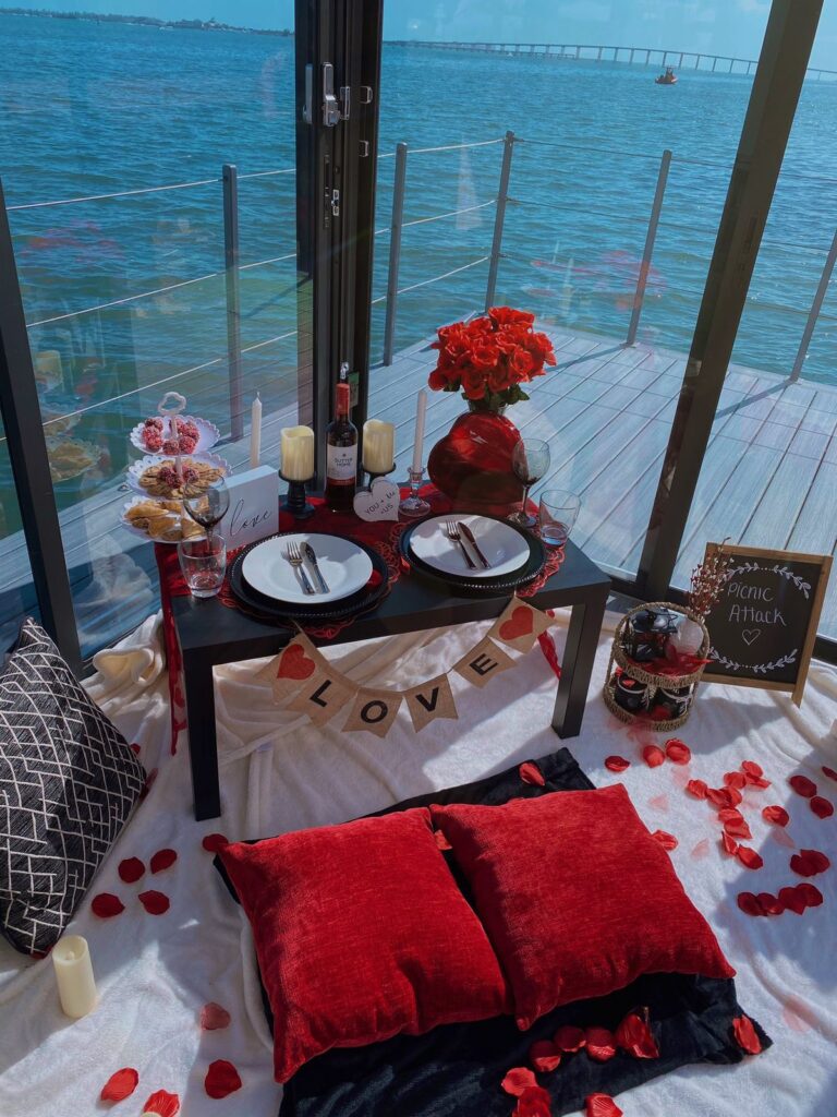 DIY Valentine Table Centerpieces