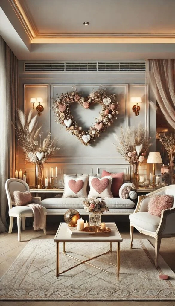 Elegant & Cozy Valentine’s Day Apartment Decor Ideas
