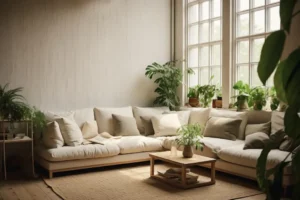 Embracing Organic Minimalism for a Calming Living Room Design