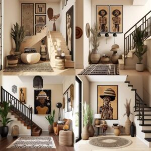 Explore 10 Afrohemian decor ideas blending African heritage with bohemian style. Warm, soulful interiors perfect for modern and small spaces.