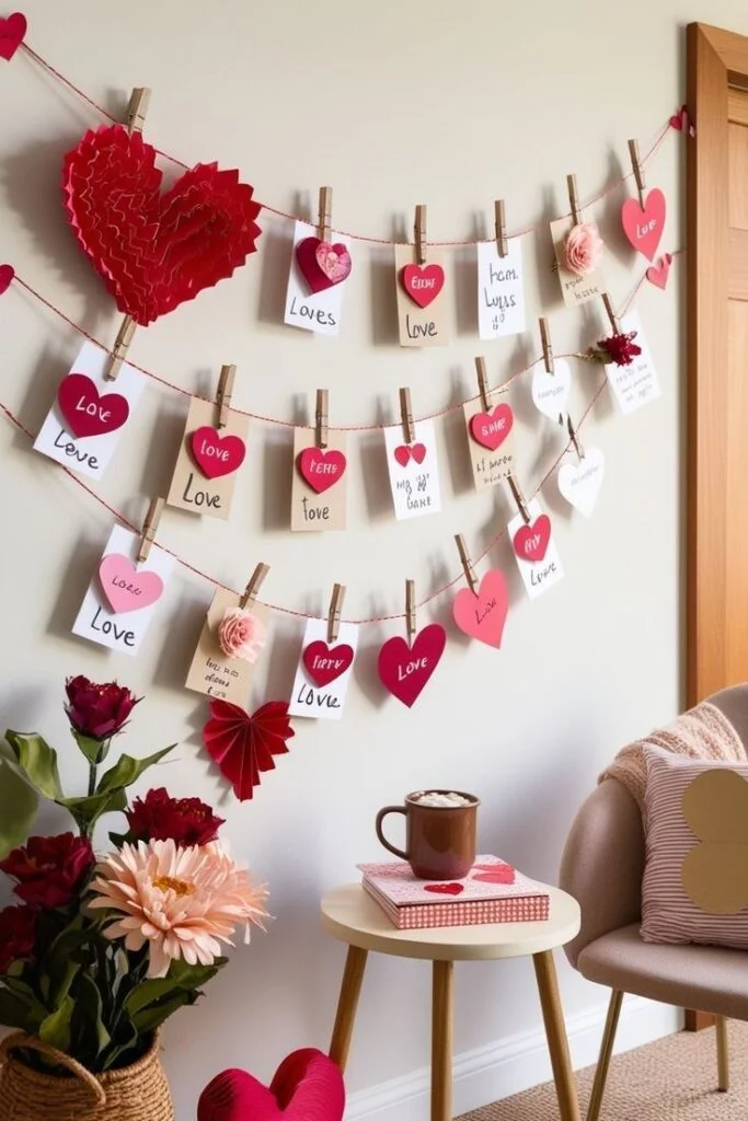 Handmade Heart Garlands (Modern & Minimal)