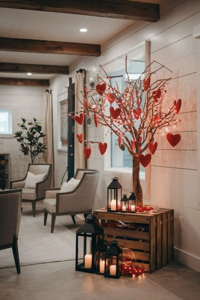 Hang a Neutral Valentine Wreath