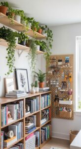 Hooks and Pegboards for Efficient Storage