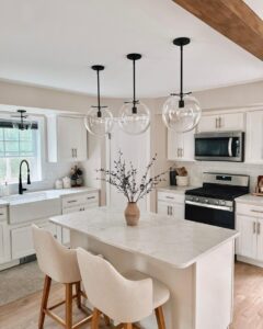 Keep Small Kitchens Light and Cohesive