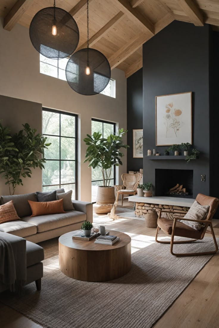 Matte Black with Warm Metallics