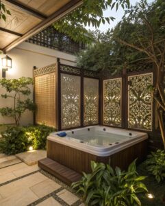 Minimalist Zen Jacuzzi Garden