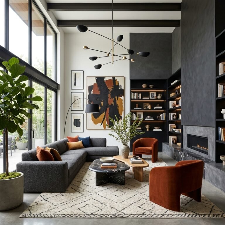 Modern Living Room Ideas for a Clean, Bold Home