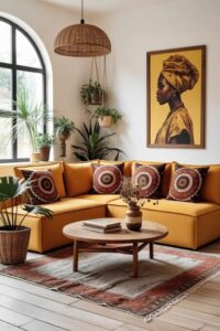 Mustard Sofa Sets as Statement Pieces for Living Rooms