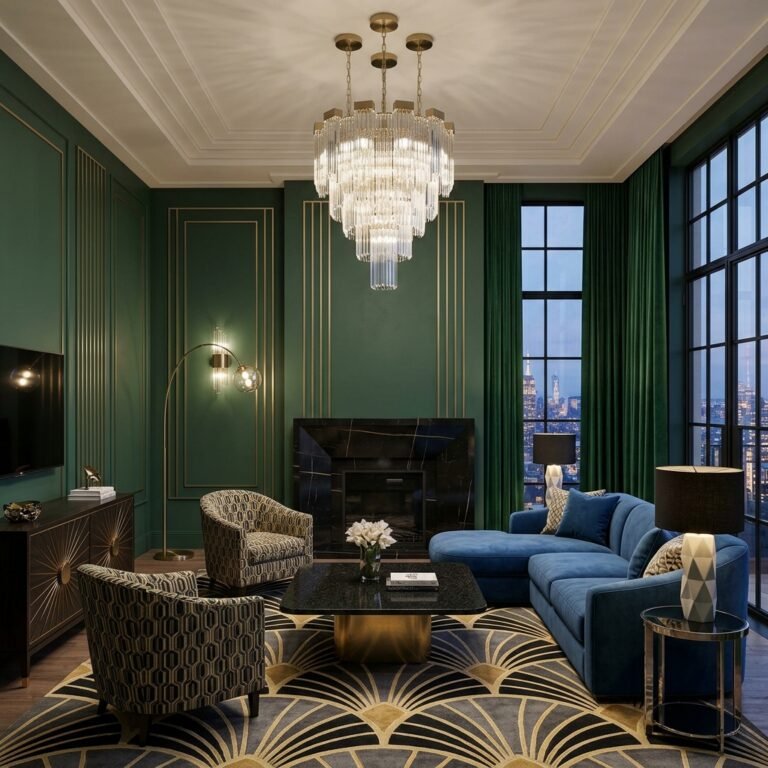 Neo-Deco & Modern Art Deco Revival Glamorous Interior Design Ideas