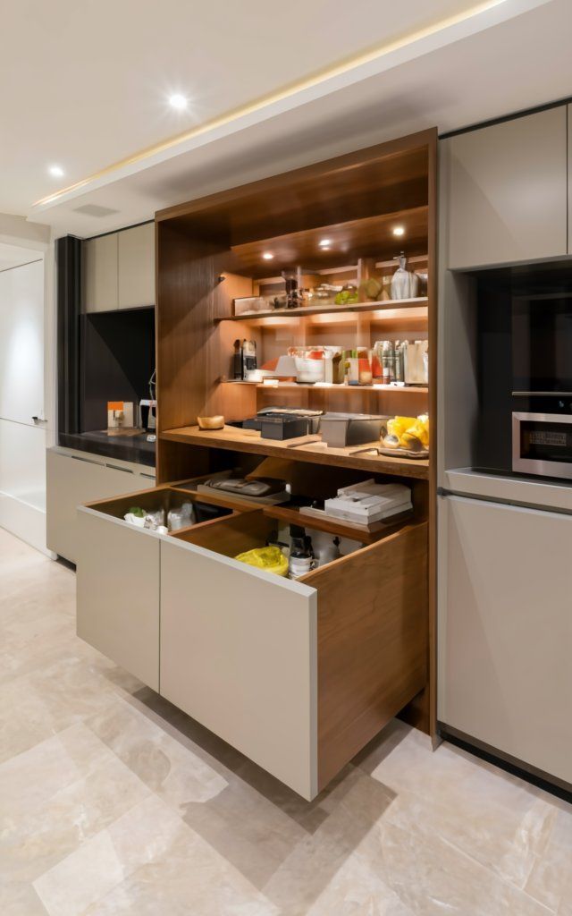 Open Shelving for a Lighter, Stylish Look