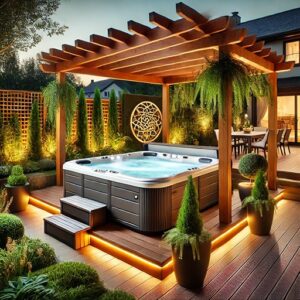 Outdoor Jacuzzi Spaces Are Trending