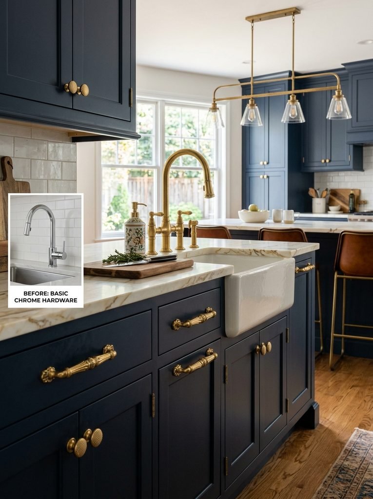 Replace Basic Hardware with Luxe Finishes