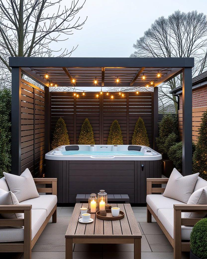 Small Space Jacuzzi Outdoor Ideas