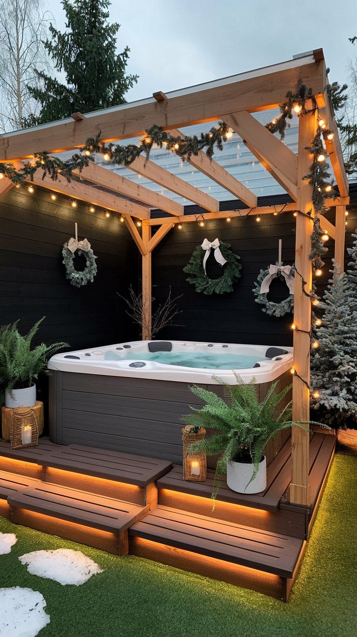 Sunken Jacuzzi Outdoor Design