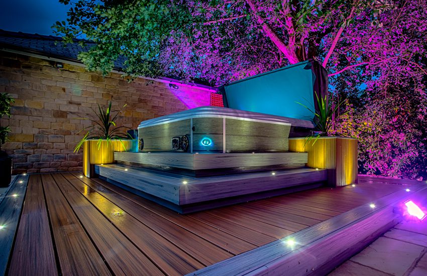 Sunken Outdoor Jacuzzi Hot Tubs
