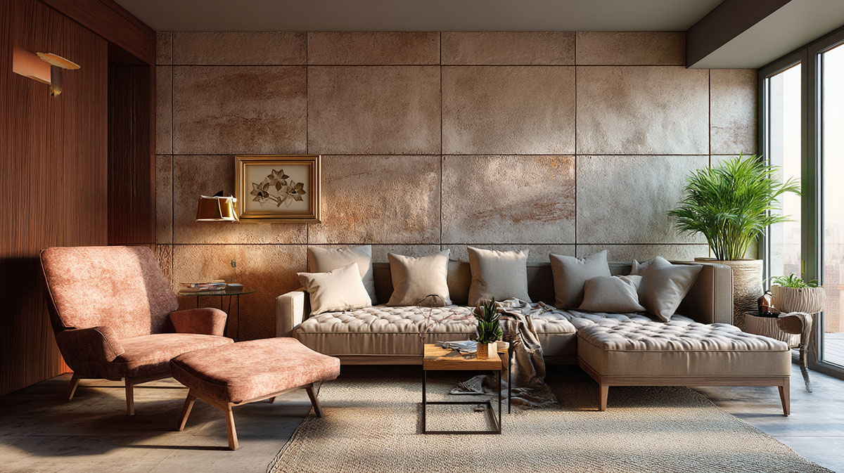 Textured Accent Walls for Modern Character