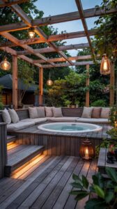 Top 15 Jacuzzi Outdoor Ideas for Stylish & Relaxing Home Gardens | Luxury & Modern Home Decor