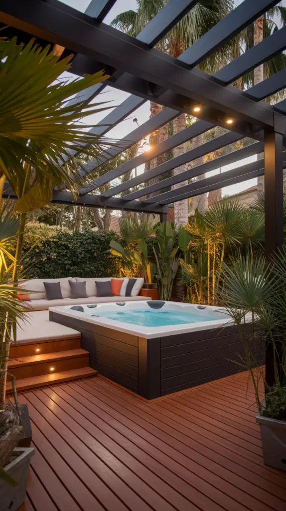 Top 15 Jacuzzi Outdoor Ideas for Stylish & Relaxing Home Gardens | Luxury & Modern Home Decor