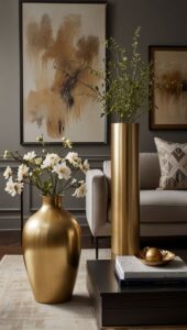 Use Metallic Accents Sparingly