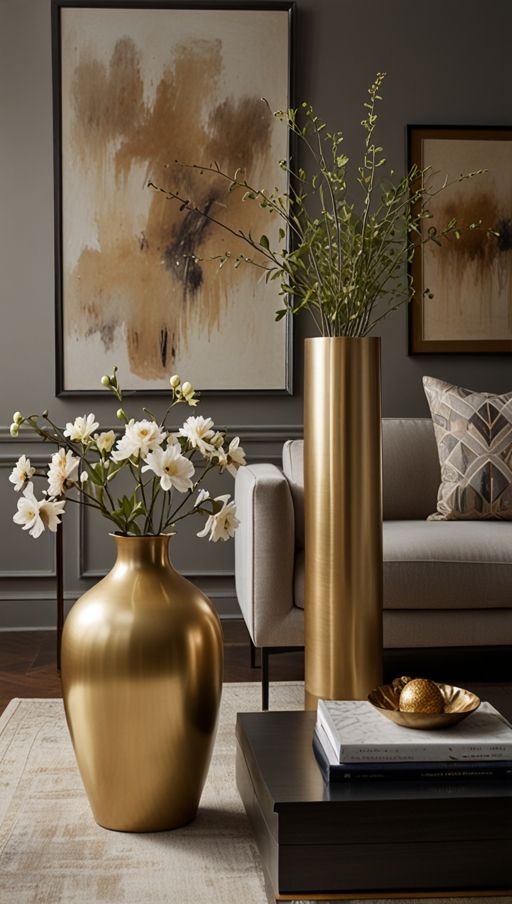 Use Metallic Accents Sparingly