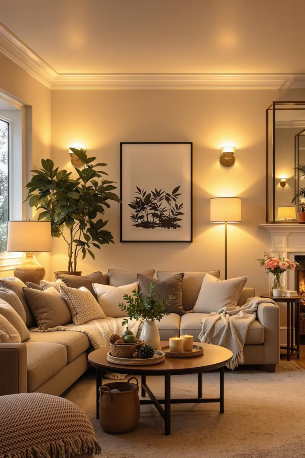 Wall Sconces with Soft Glow