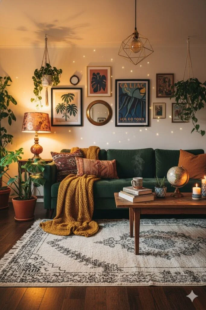 boho-inspired decor