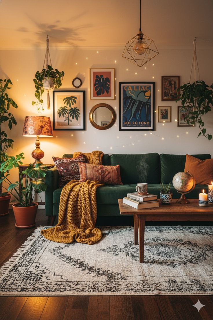 boho-inspired decor