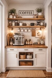 coffee bar ideas for small spaces